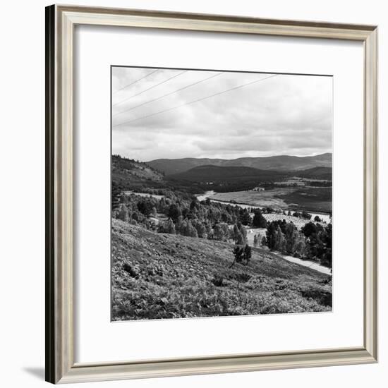 View of the Countryside in Deeside. 28/08/1959-Staff-Framed Photographic Print