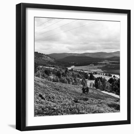 View of the Countryside in Deeside. 28/08/1959-Staff-Framed Photographic Print