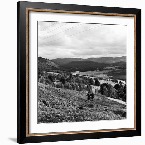 View of the Countryside in Deeside. 28/08/1959-Staff-Framed Photographic Print