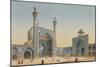 View of the Courtyard of the Mesdjid-I-Shah, Isfahan, from "Modern Monuments of Persia"-Pascal Xavier Coste-Mounted Giclee Print