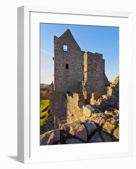 View of the Craigmillar Castle, Edinburgh, Lothian, Scotland, United Kingdom, Europe-Karol Kozlowski-Framed Photographic Print