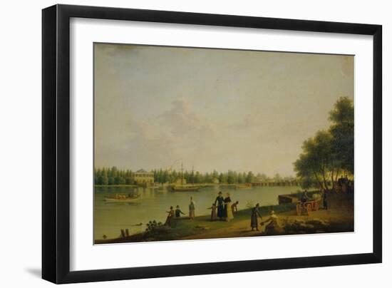 View of the Dacha of Prince Stroganov Near Saint Petersburg, 1804-Benjamin Paterssen-Framed Giclee Print