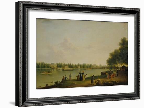 View of the Dacha of Prince Stroganov Near Saint Petersburg, 1804-Benjamin Paterssen-Framed Giclee Print