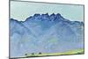 View of the Dents-Du-Midi from Champéry-Ferdinand Hodler-Mounted Giclee Print