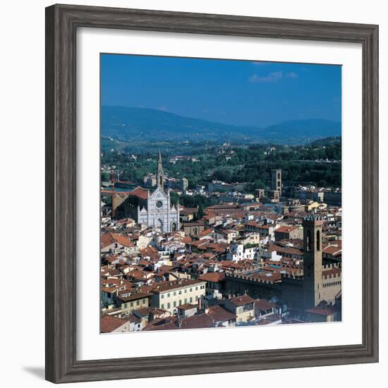 View of the District of Santa Croce, Florence-null-Framed Photographic Print