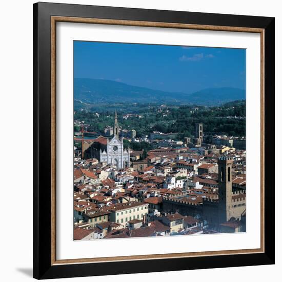 View of the District of Santa Croce, Florence-null-Framed Photographic Print