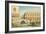 View of the Doge's Palace, the Bridge of Sighs and the Prison-Giovanni Grubacs-Framed Giclee Print