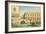 View of the Doge's Palace, the Bridge of Sighs and the Prison-Giovanni Grubacs-Framed Giclee Print