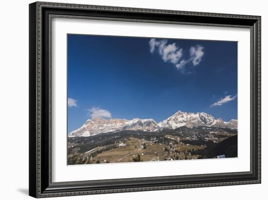 View of the Dolomites from La Ila, Alta Badia, Dolomites, South Tyrol, Italy-Mark Doherty-Framed Photographic Print