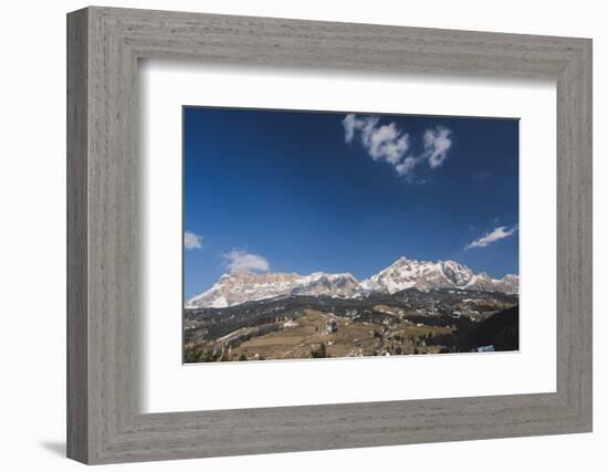 View of the Dolomites from La Ila, Alta Badia, Dolomites, South Tyrol, Italy-Mark Doherty-Framed Photographic Print