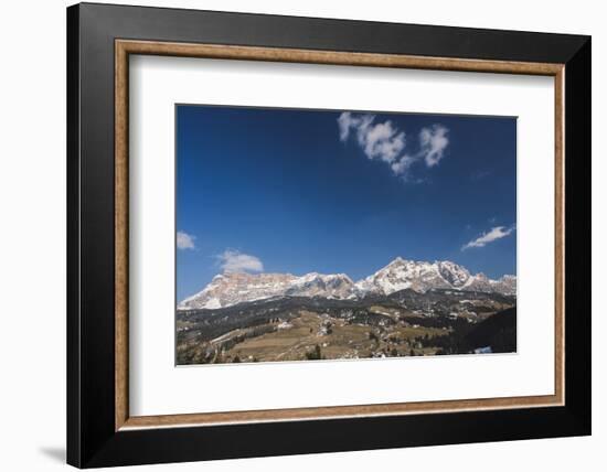 View of the Dolomites from La Ila, Alta Badia, Dolomites, South Tyrol, Italy-Mark Doherty-Framed Photographic Print