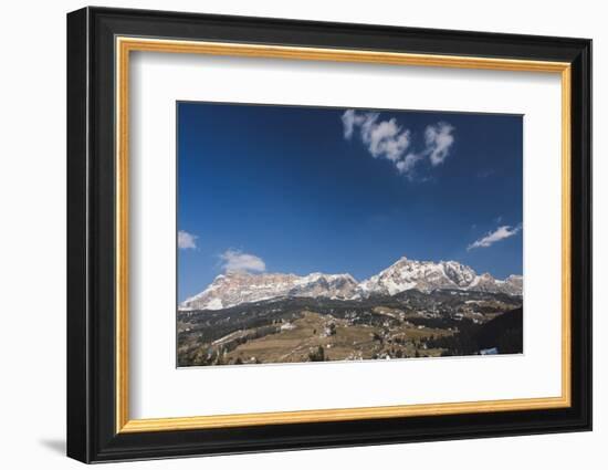 View of the Dolomites from La Ila, Alta Badia, Dolomites, South Tyrol, Italy-Mark Doherty-Framed Photographic Print