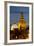 View of the Dome of the Frauenkirche at Night, Dresden, Saxony, Germany, Europe-Miles Ertman-Framed Photographic Print