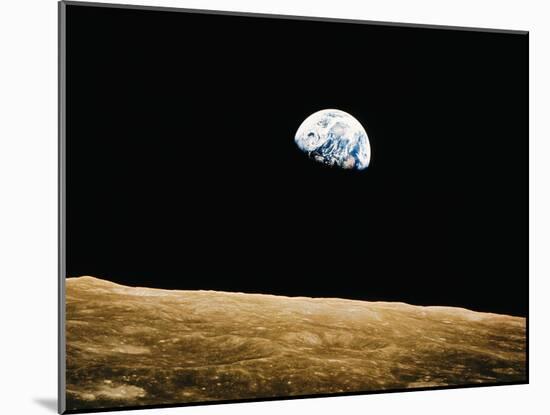 View of the Earth Rising-null-Mounted Photographic Print