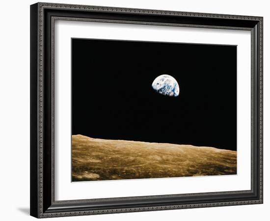 View of the Earth Rising-null-Framed Photographic Print