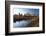 View of the Edmonton Skyline Reflected in the North Saskatchewan River, Edmonton, Alberta, Canada-Miles Ertman-Framed Photographic Print