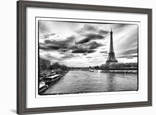 View of the Eiffel Tower - Paris - France-Philippe Hugonnard-Framed Photographic Print