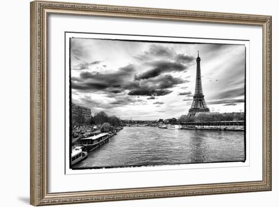 View of the Eiffel Tower - Paris - France-Philippe Hugonnard-Framed Photographic Print