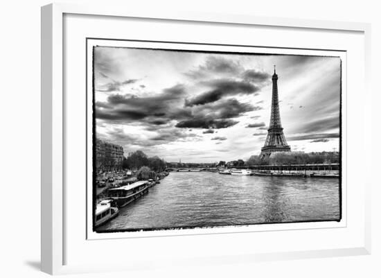 View of the Eiffel Tower - Paris - France-Philippe Hugonnard-Framed Photographic Print