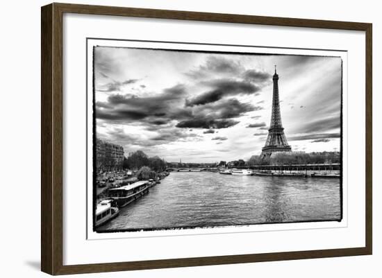 View of the Eiffel Tower - Paris - France-Philippe Hugonnard-Framed Photographic Print