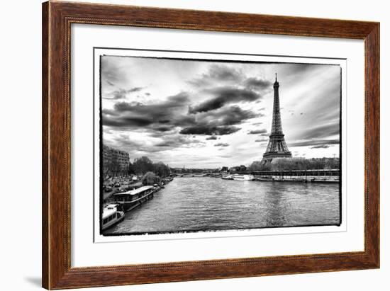 View of the Eiffel Tower - Paris - France-Philippe Hugonnard-Framed Photographic Print