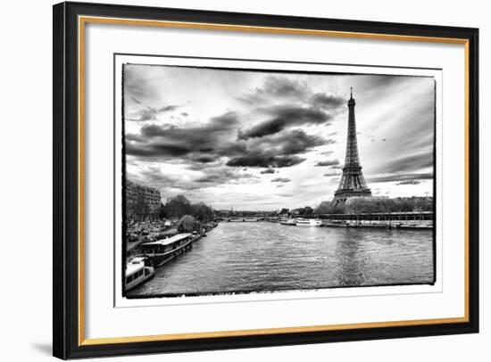 View of the Eiffel Tower - Paris - France-Philippe Hugonnard-Framed Photographic Print