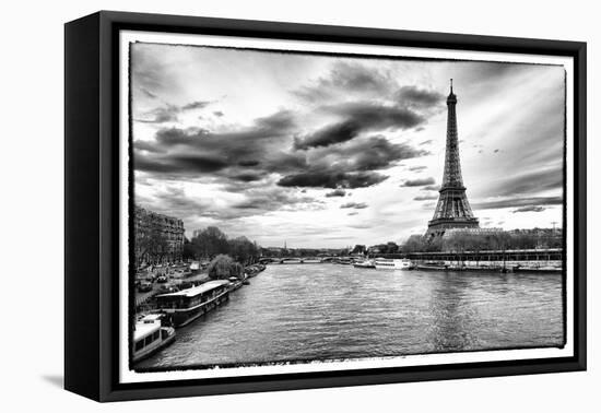 View of the Eiffel Tower - Paris - France-Philippe Hugonnard-Framed Premier Image Canvas