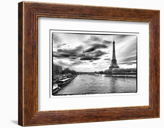 View of the Eiffel Tower - Paris - France-Philippe Hugonnard-Framed Photographic Print