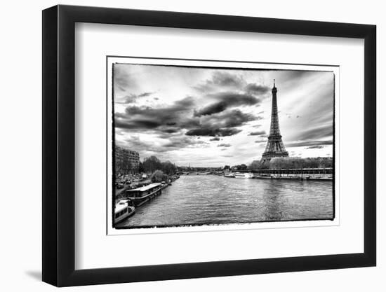 View of the Eiffel Tower - Paris - France-Philippe Hugonnard-Framed Photographic Print