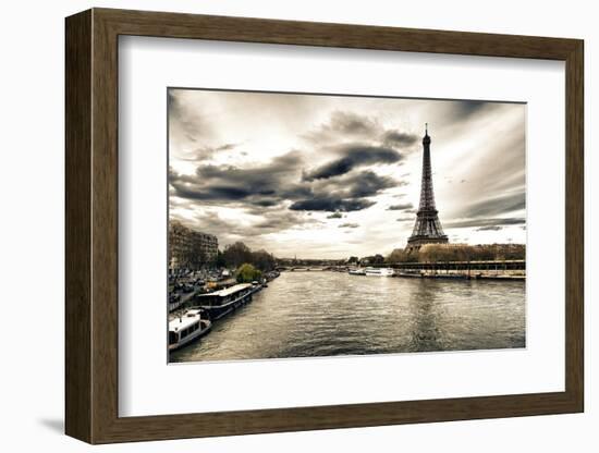 View of the Eiffel Tower - Paris - France-Philippe Hugonnard-Framed Photographic Print