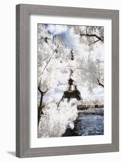 View of the Eiifel Tower - In the Style of Oil Painting-Philippe Hugonnard-Framed Giclee Print