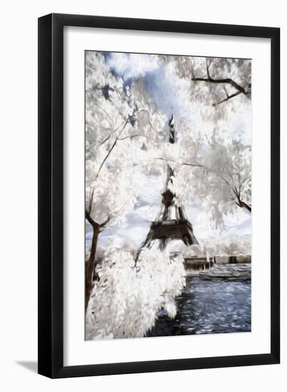 View of the Eiifel Tower - In the Style of Oil Painting-Philippe Hugonnard-Framed Giclee Print