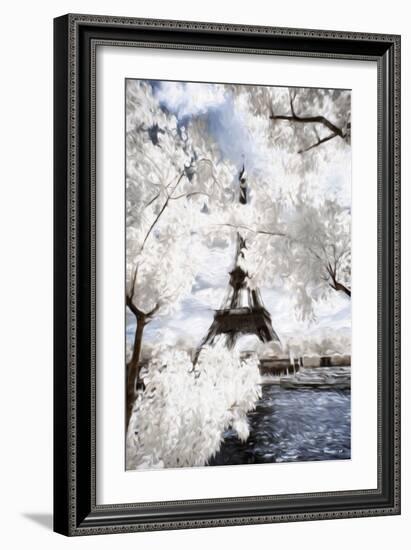 View of the Eiifel Tower - In the Style of Oil Painting-Philippe Hugonnard-Framed Giclee Print