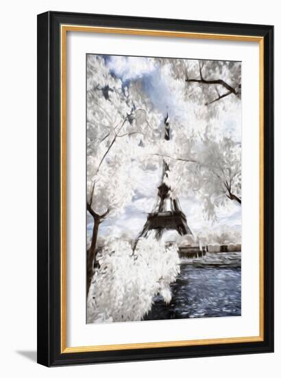 View of the Eiifel Tower - In the Style of Oil Painting-Philippe Hugonnard-Framed Giclee Print