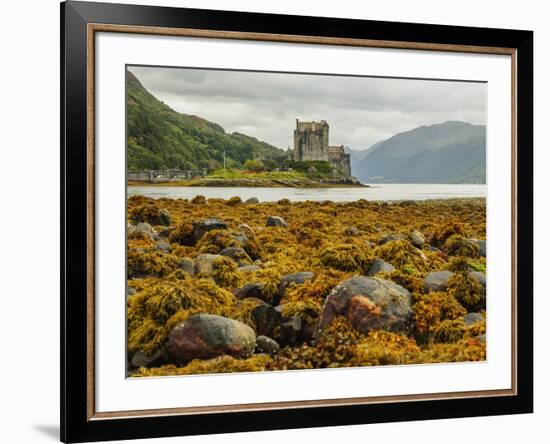 View of the Eilean Donan Castle, Dornie, Highlands, Scotland, United Kingdom, Europe-Karol Kozlowski-Framed Photographic Print