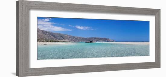 View of the Elafonisi Beach, West Coast, Crete, Greece-null-Framed Photographic Print