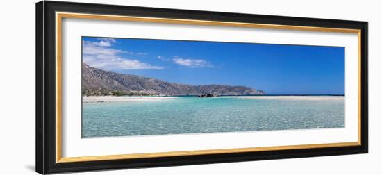 View of the Elafonisi Beach, West Coast, Crete, Greece-null-Framed Photographic Print