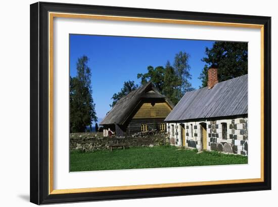 View of the Estonian Open Air Museum-null-Framed Giclee Print