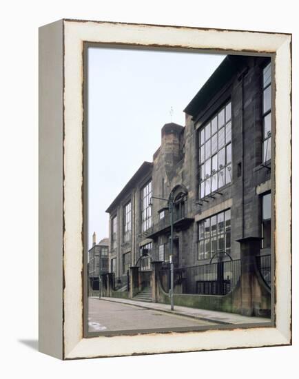 View of the Exterior, Built 1897-99-Charles Rennie Mackintosh-Framed Premier Image Canvas