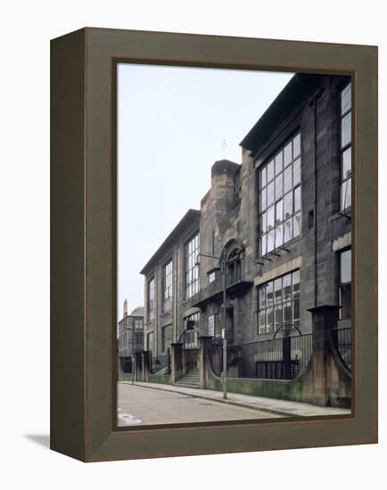 View of the Exterior, Built 1897-99-Charles Rennie Mackintosh-Framed Premier Image Canvas