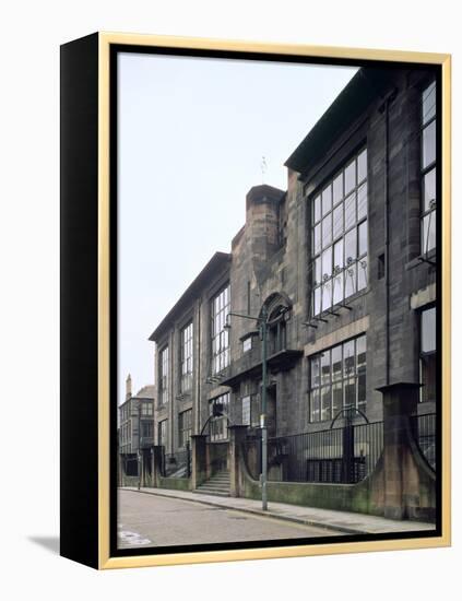 View of the Exterior, Built 1897-99-Charles Rennie Mackintosh-Framed Premier Image Canvas