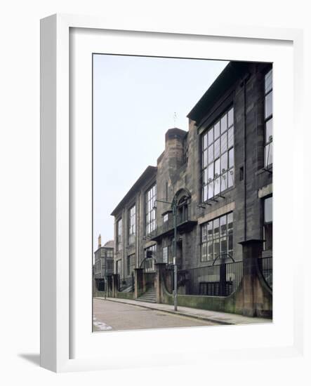 View of the Exterior, Built 1897-99-Charles Rennie Mackintosh-Framed Giclee Print