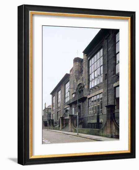 View of the Exterior, Built 1897-99-Charles Rennie Mackintosh-Framed Giclee Print