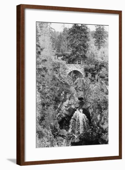 View of the Falls of Bruar in Perthshire, Scotland. Circa 1960-Howard Jones-Framed Photographic Print