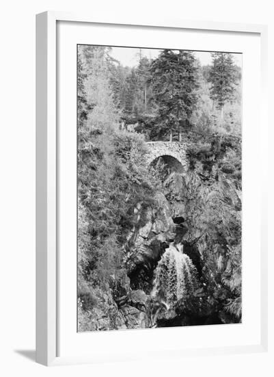View of the Falls of Bruar in Perthshire, Scotland. Circa 1960-Howard Jones-Framed Photographic Print