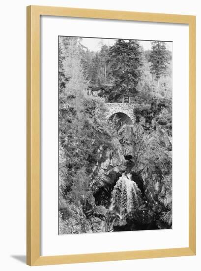 View of the Falls of Bruar in Perthshire, Scotland. Circa 1960-Howard Jones-Framed Photographic Print