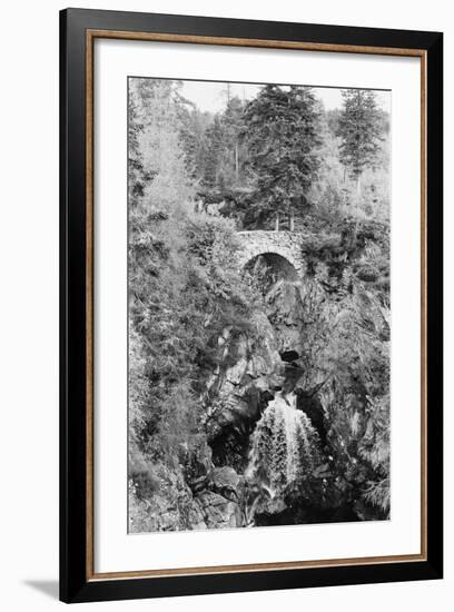 View of the Falls of Bruar in Perthshire, Scotland. Circa 1960-Howard Jones-Framed Photographic Print