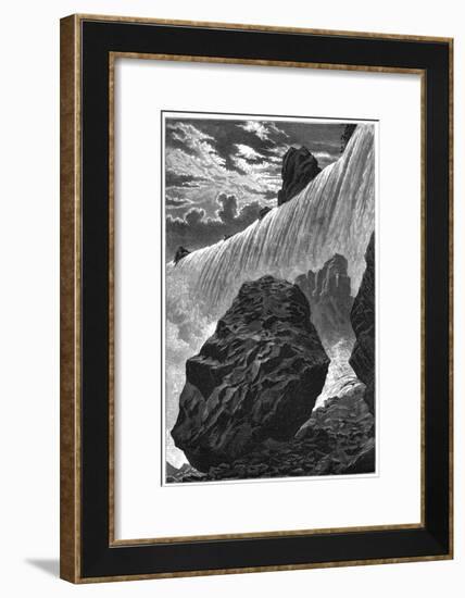 View of the Falls of Niagara, 1877-null-Framed Giclee Print