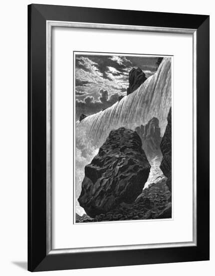 View of the Falls of Niagara, 1877-null-Framed Giclee Print