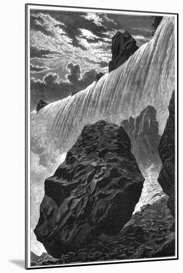 View of the Falls of Niagara, 1877-null-Mounted Giclee Print